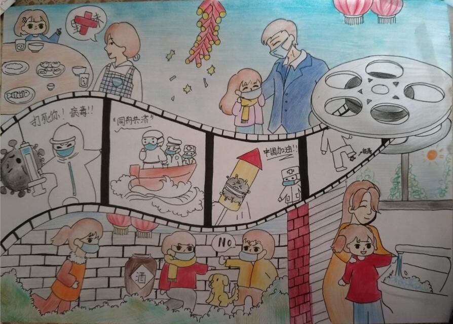 “疫情當(dāng)前，孩子們有‘畫’說”作品展播（三十七）
