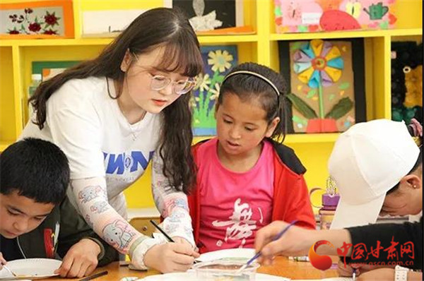 關愛山區(qū)的孩子 西北師大學子在東鄉(xiāng)、會寧開展體育美育浸潤行動活動