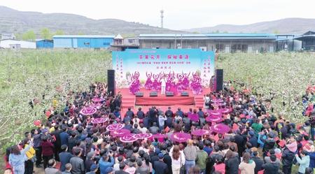 隴南禮縣舉辦“學(xué)黨史·感黨恩·賞花?！むl(xiāng)村游”活動