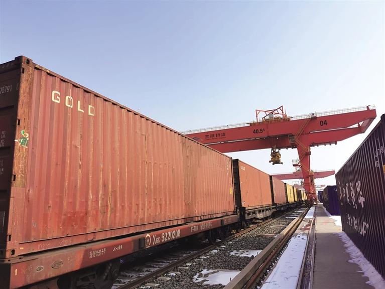 虎年甘肅首趟中亞班列開(kāi)行